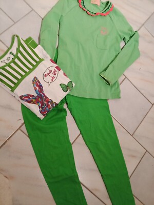  Mimpi Mädchen Set grün 134/140  Leggings, 2 Shirts von Mimpi  
