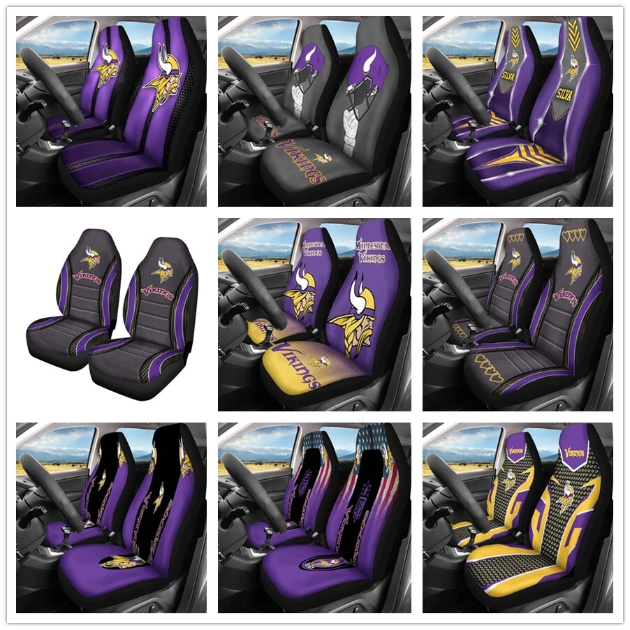 Minnesota vikings car seat covers deals