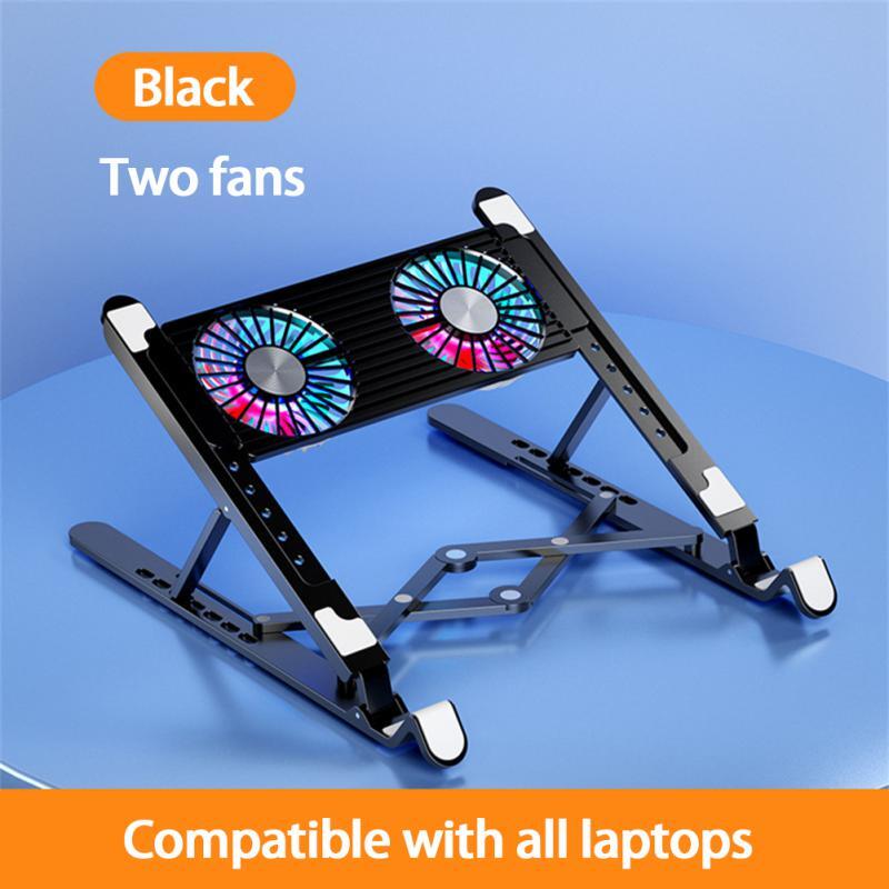 New Laptop Cooler Base Stand Foldable Laptop Cooling Pad Portable Adjustable Not