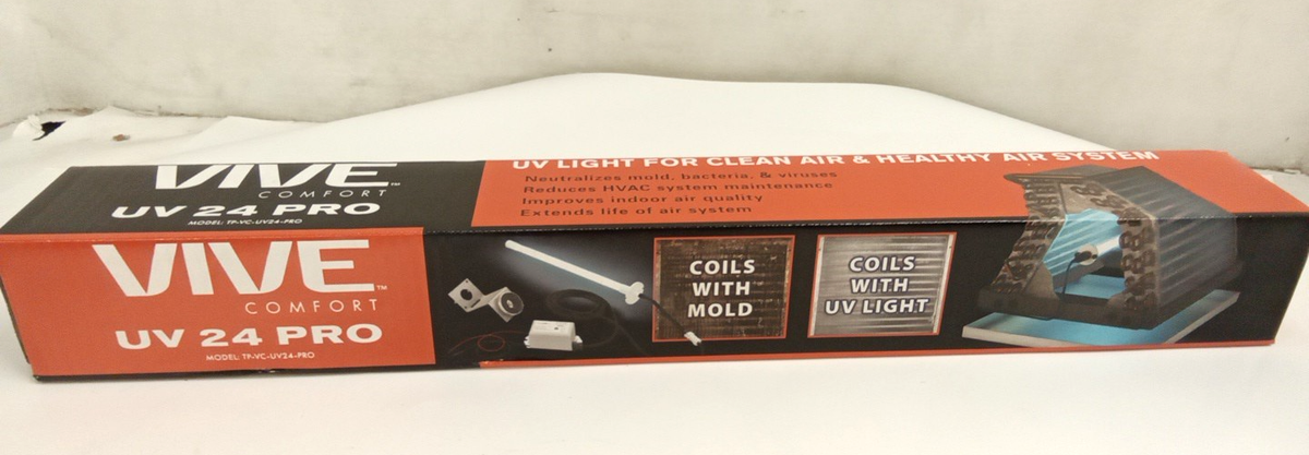 Vive TP-VC-UV24-PRO Germicidal UVC Light Kit Magnetic Mount 1PH 