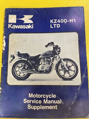 Kawasaki KZ400 Service Manual Z400 サービスマニュアル Supplement