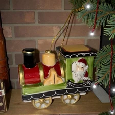 Villeroy & Boch Nostalgic Christmas Santa Train 3” Ornament