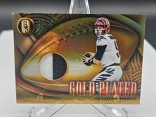 2022 Panini Gold Standard Football Gold Plated SP Joe Burrow #GP-JBU #02/25