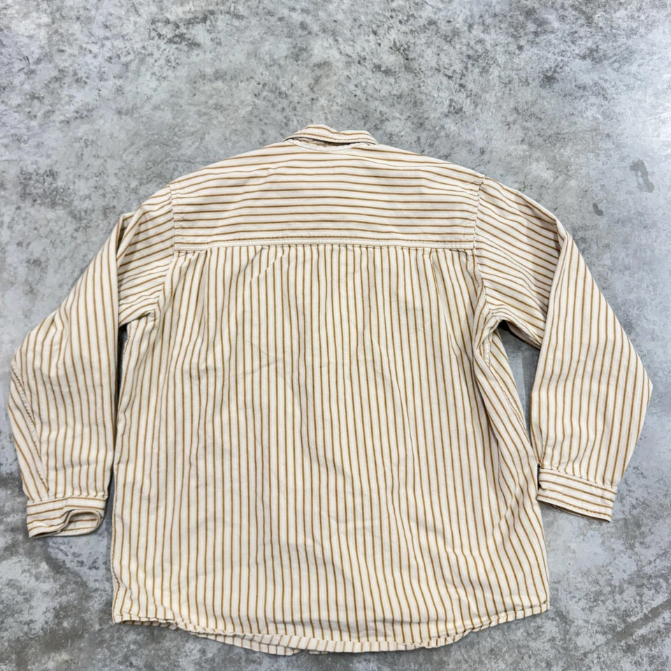 Camisa De Colección Banana Republic Para Hombres XL Rayas Abotonada EE. UU. 80 Años 90 Foto 4 de 4