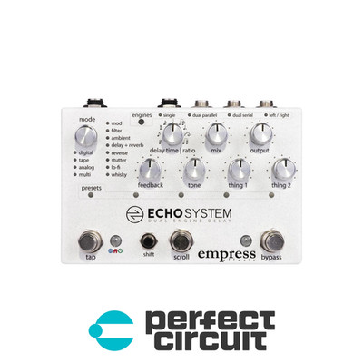 Empress Effects Echosystem Delay Pedal EFFECTS - NEW - PERFECT CIRCUIT
