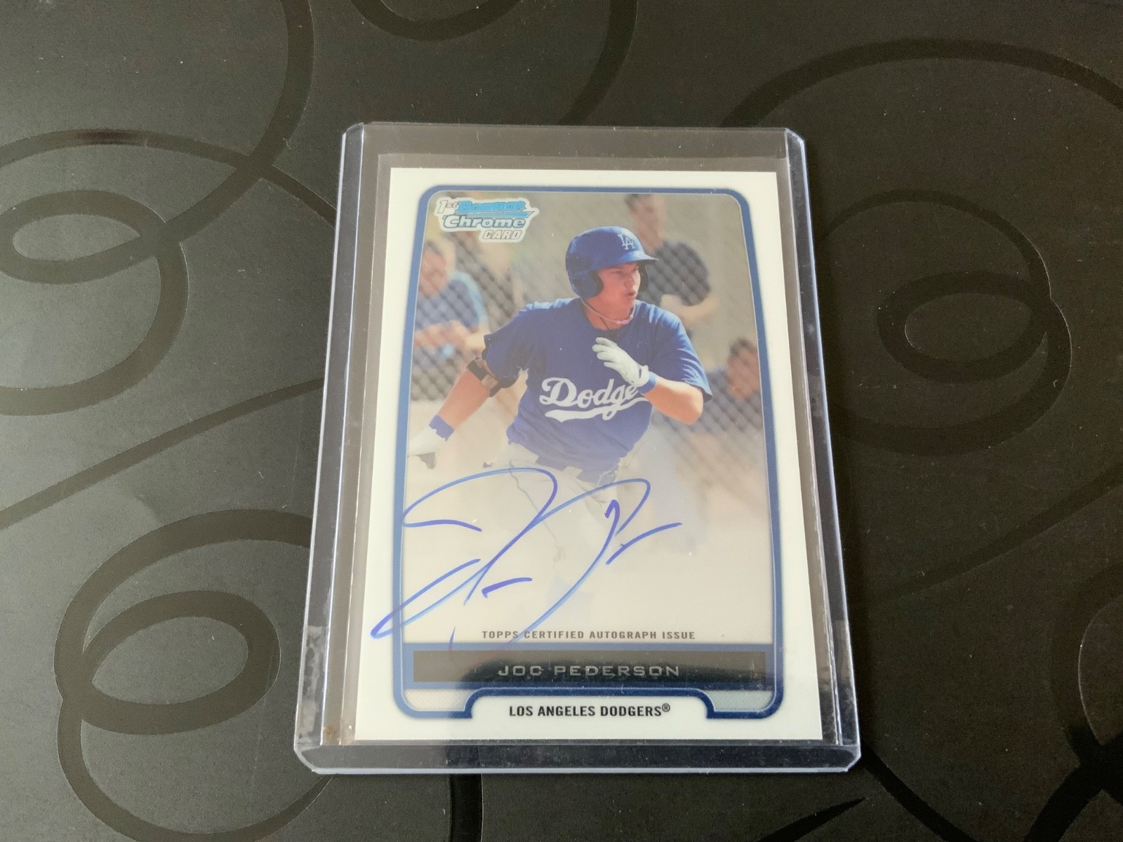 2012 Bowman Chrome Joc Pederson RC Auto #104 Dodgers