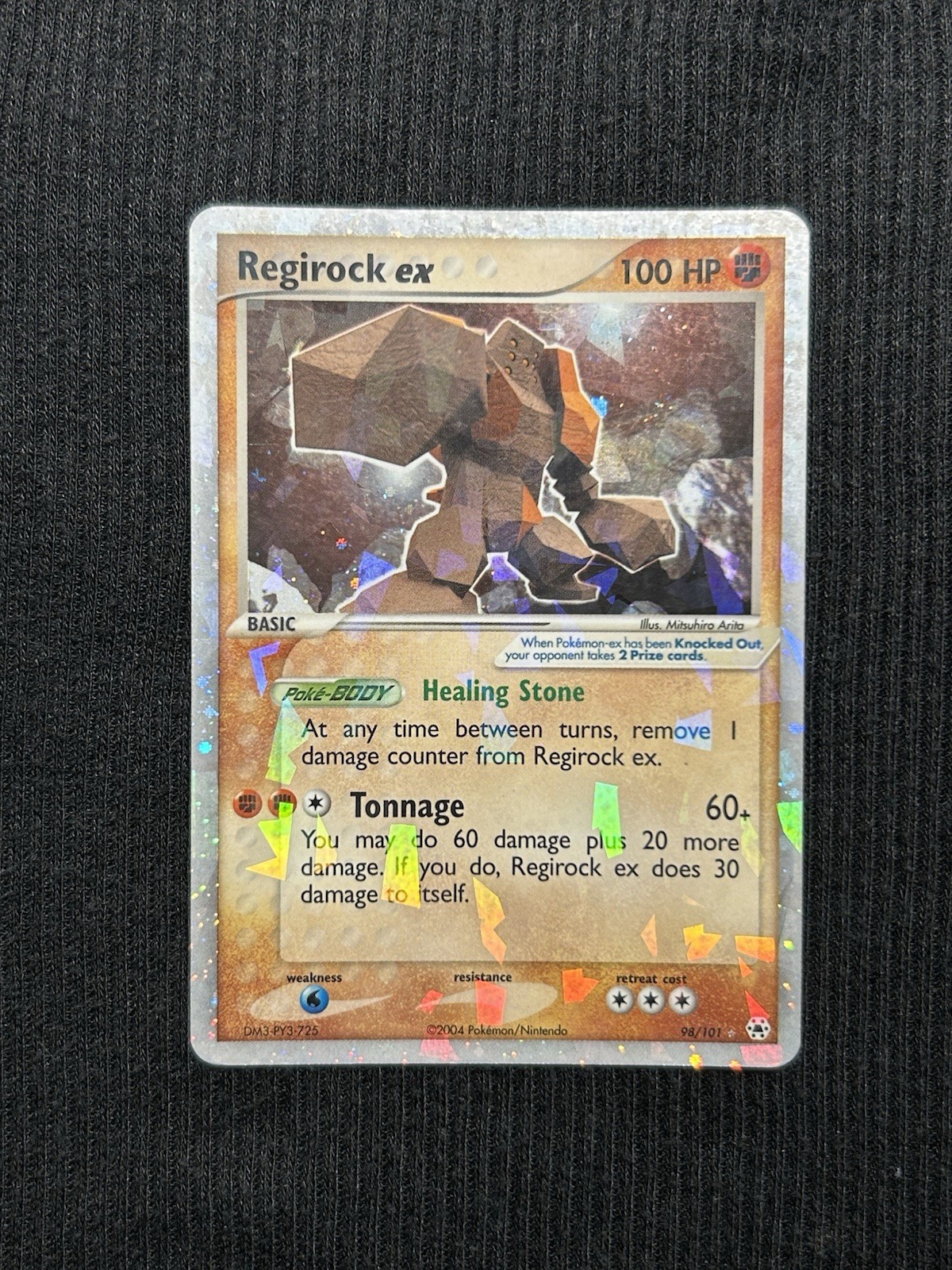 Pokemon TCG Regirock ex 98/101 Hidden Legends Holo Ultra Rare English 2004