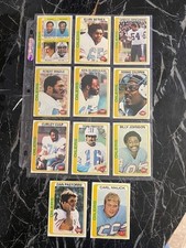 1978 Topps Football Houston Oilers Team Set 11ct Dan Pastorini, Billy Johnson