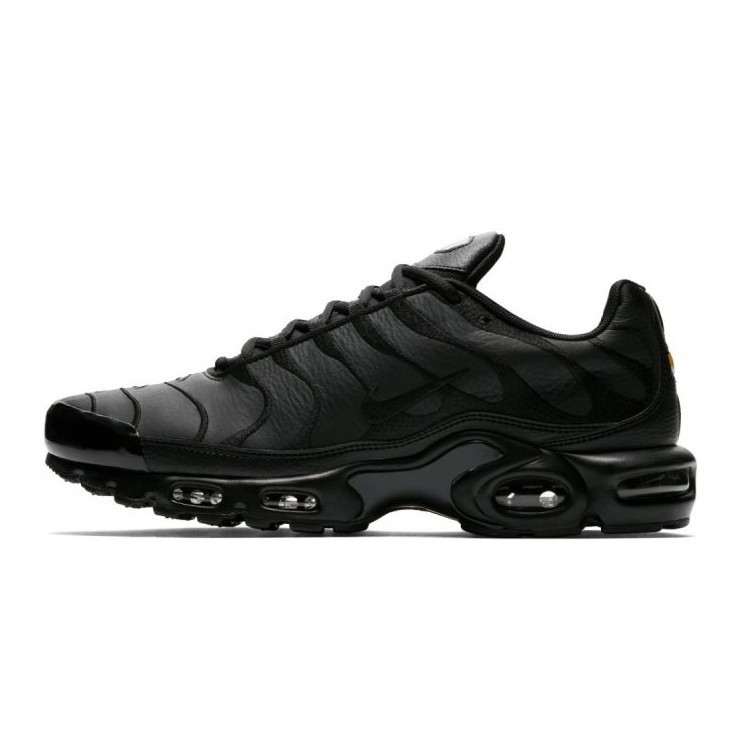 Nike Air Max Plus TN Entrenadores de Cuero Sintonizado "Triple Negro" | AJ2029 001