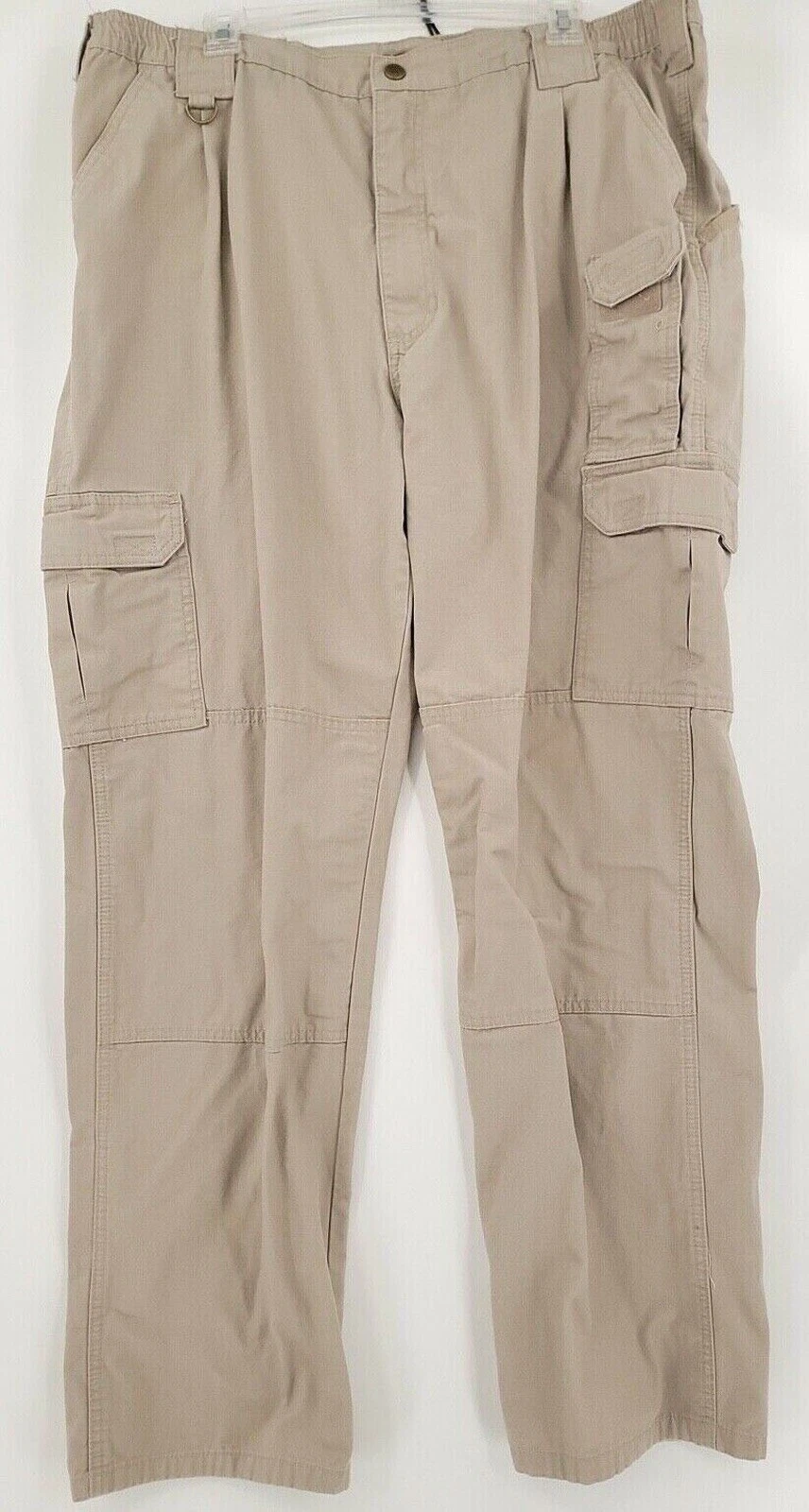 5.11 Tactical Series Men 40/34 Solid Beige Mid Rise Straight Leg Cargo Pants