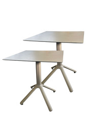 Arredamento Bar Ristorante Tavolo Basso in Tecnopolimero  (L70xP70) - Set 2 Pz