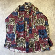 Wrangler Vintage X-Long Tails Western Cowboy Shirt 17 1/2 X 35 fits Like XL