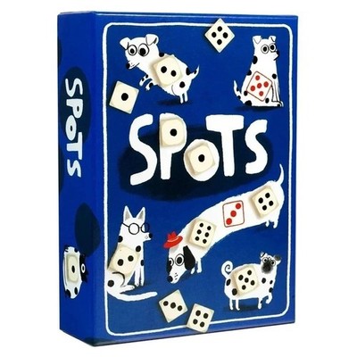 Spots - ein Spiel über Würfelrollen, Glück schieben und Hunde - ab 10+ Jahren