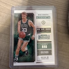 2018 Panini Contenders Draft Picks Season Ticket Green Jersey #39 Larry Bird
