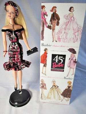 BARBIE B8955 - CONVENTION 45ème ANNIVERSAIRE en BOITE D'ORIGINE de 2003 (2) - Photo 1/4