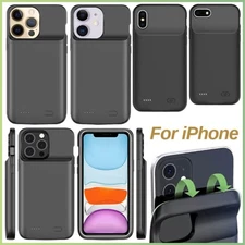 Smart Battery Charger Case for iPhone 16 15 14 13 12 Battery Pack Charging Cover