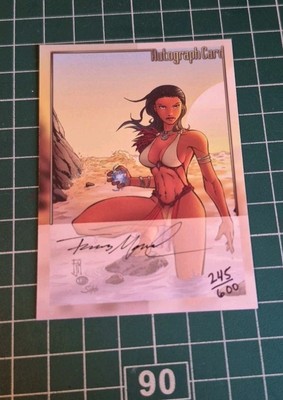 Michael Turners Fathom Francis Manapul Autogrammkarte /600 (Dynamic Forces 2001)