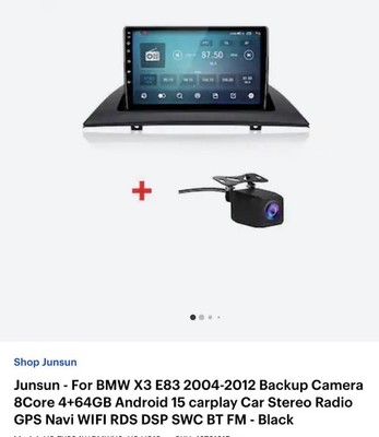 Junsun 2008 BMW X3 E83 CarPlay System
