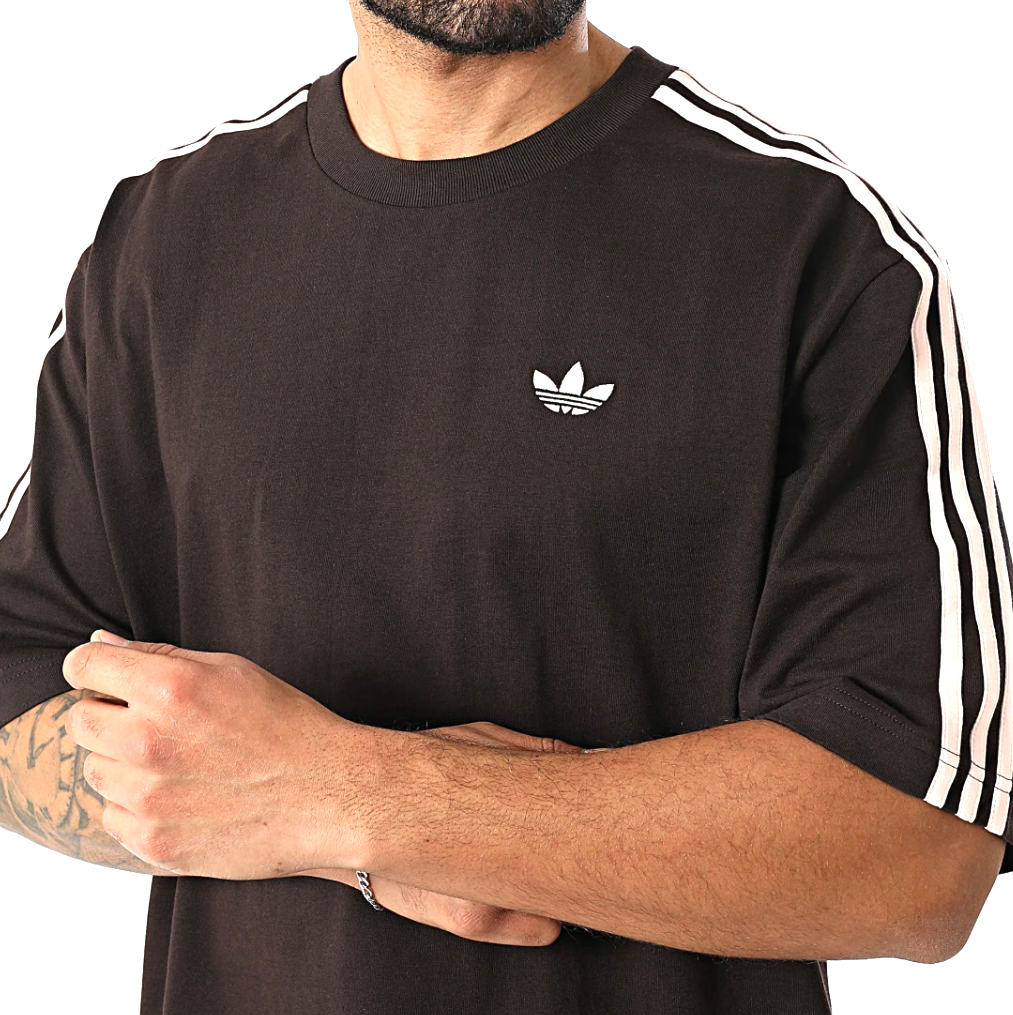 NEW MENS ADIDAS ORIGINALS 3 STRIPES OVERSIZE TEE SHIRT ~SIZE 2XL