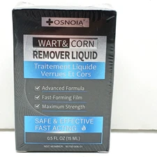 Wart Remover Liquid Fast Acting Salicylic Acid 17% Plantar Common Flat Corn 15ML