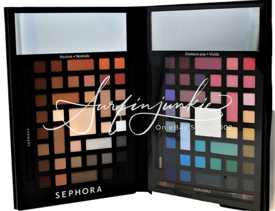 Sephora Color Wonderland Makeup Shadow Palette Book Neutral & Vivid Eyeshadows