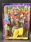 2025 Topps Chrome Jayden Daniels Future Stars Purple Refractor #222/250 FS-14