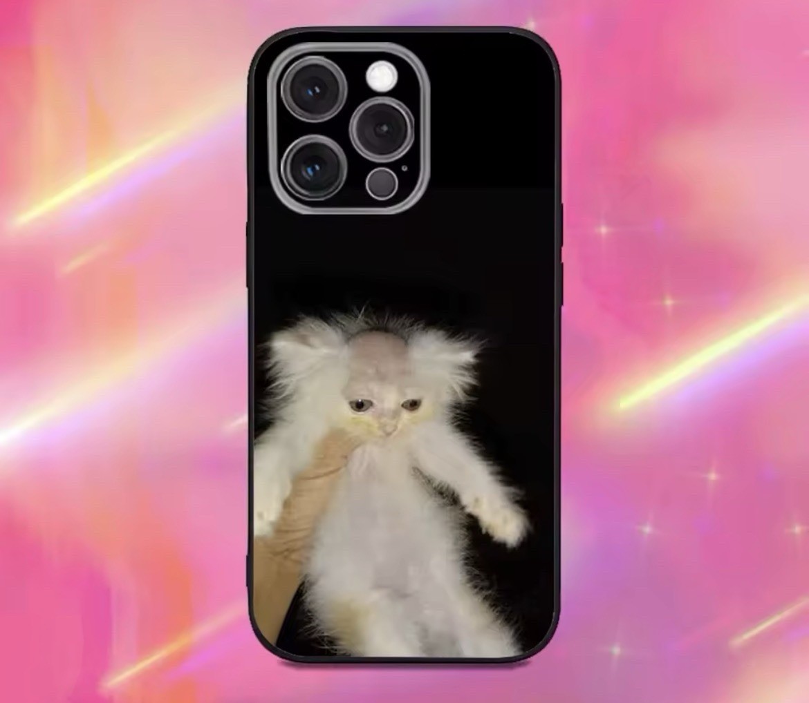 Funny Cute Cat Case For iPhone 17 16 15 Pro Max 14 13 12 11 Soft