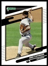 2021 Donruss Mike Clevinger San Diego Padres #186