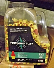 Red/Yellow Premium Wire Connector, 18-8 AWG Range, 500PC Jar