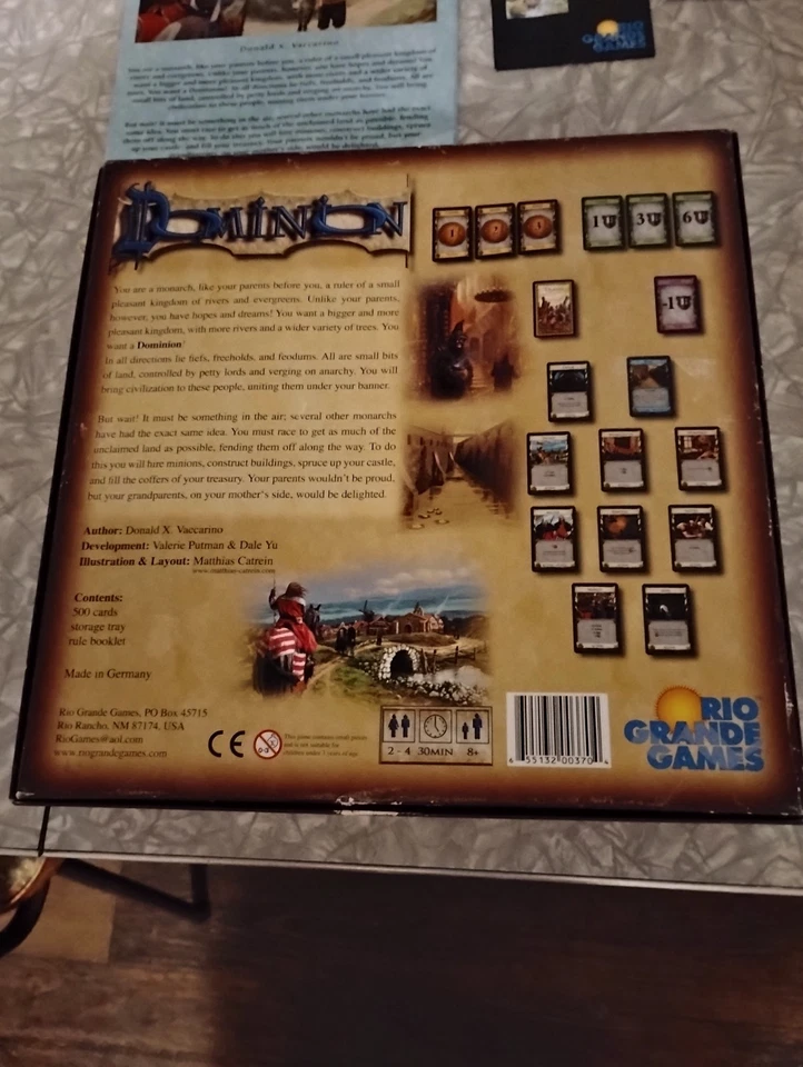 Dominion Board Game  Rio Grande Games complete - Image 2 of 4