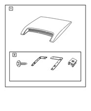 Genuine Mopar Hood Scoop Kit 82208560ac Genuine Mopar Hood Scoop Kit 82208560ac
