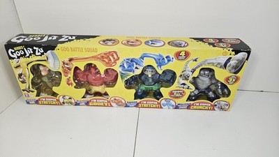 Heroes of Goo Jit Zu 4 Pack DC Figur Flash Neu Spielzeug