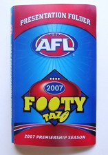 2007 Empty Smith's Crisps AFL FOOTY TAZO ALBUM: 2007 Premiership Season