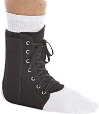 United Ortho US8827 Lace-up Ankle Brace, Large, Black