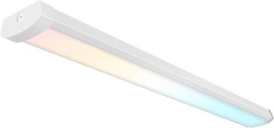 4FT Flush Mount Wraparound Light Fixture with 3 Wattages/3 Lumens/3 CCT Selec...
