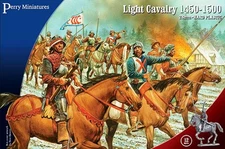 Perry Miniatures 28mm Light Cavalry Hard Plastic 1450-1500 WR60