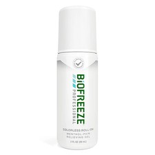 Biofreeze Professional Colorless Menthol Roll-On 3 oz Pain Relief Gel each