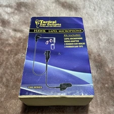 Tactical Ear Gadgets Hawk Lapel Microphone 1300 Series