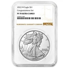 2022-W $1 1-oz Proof American Silver Eagle Congratulations Set NGC PF70UC Brown