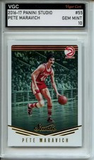 2016-17 PANINI STUDIO #55 PETE MARAVICH VGC GEM MINT 10 IJ49