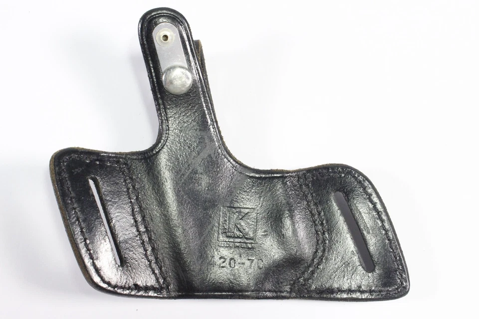 Funda de cinturón de cuero negra Triple K Secret Agent 420-70 derecha Foto 2 de 3