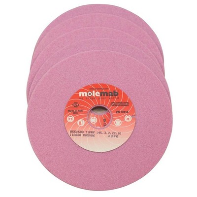 5-3/4'' Chainsaw Sharpening Wheel 60 Grit Vitrified Pink Aluminum Oxide Foley