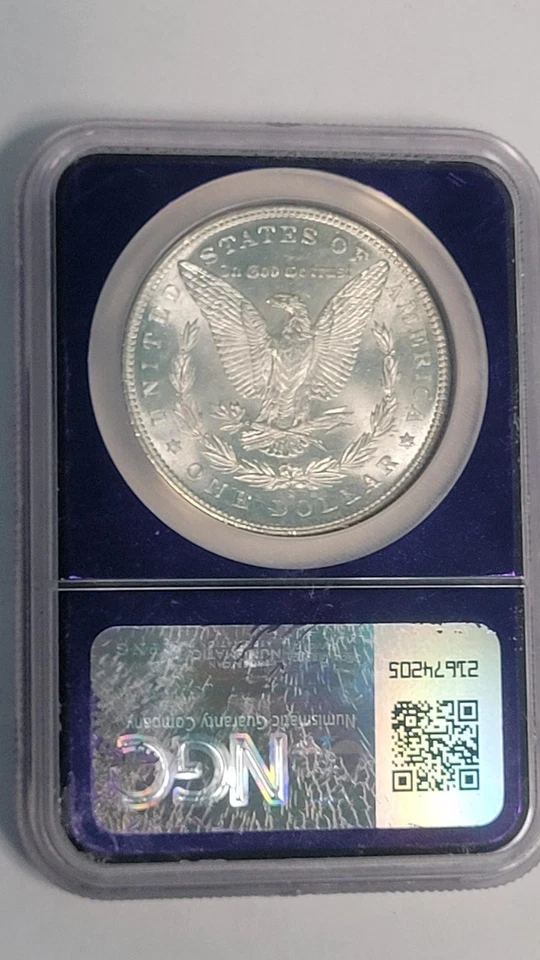 1882-S Morgan Dollar - **NGC MS66+** San Francisco NGC LOOKS PL - Image 2 of 4