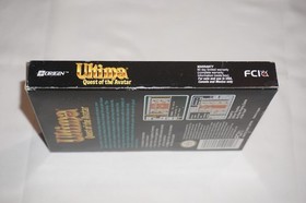 Ultima Quest Of The Avatar (Nintendo NES) Complete in Box CIB