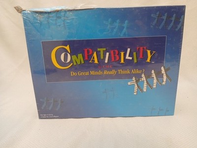 Vintage 1996 Mattel Compatibility Board Game Couples Family 41027