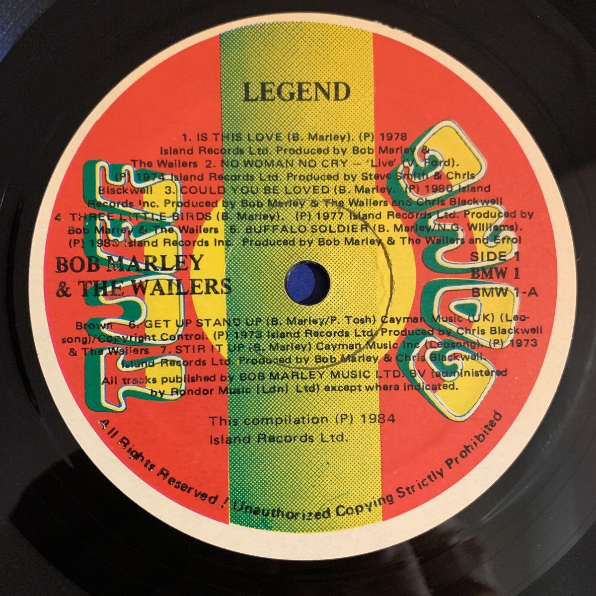 BOB MARLEY & WAILERS Legend LP on Tuff Gong JA roots | eBay
