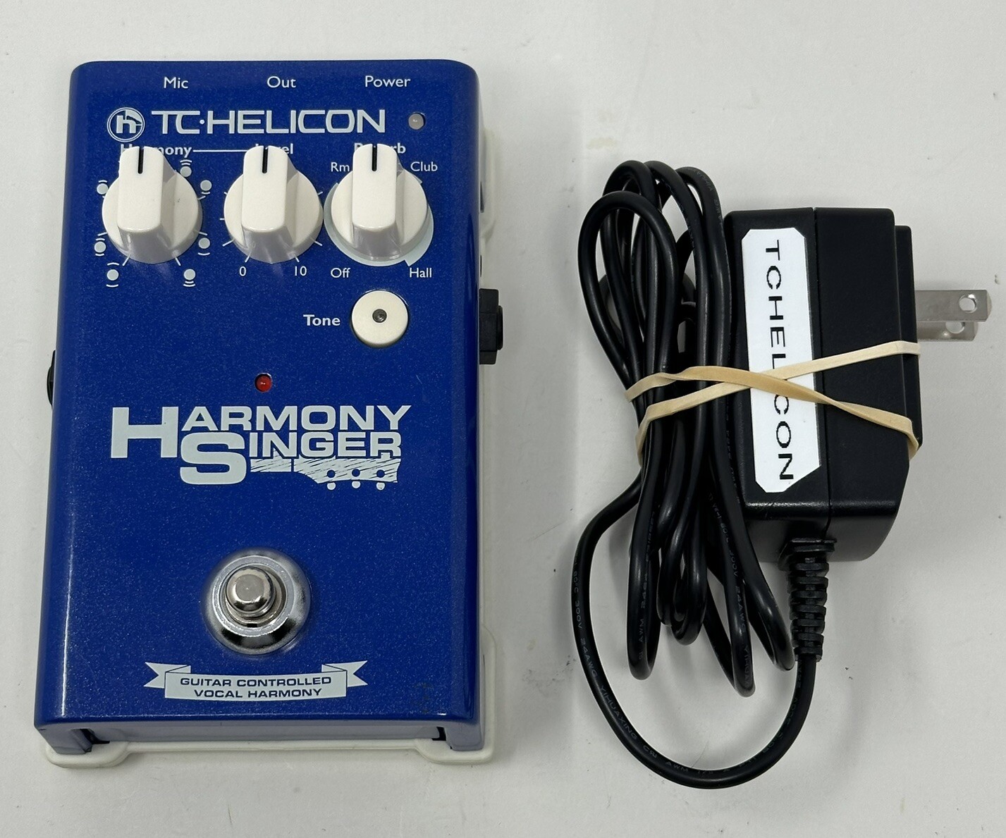 TC Helicon Harmony Singer Vocal Effects Pedal With Power Supply 