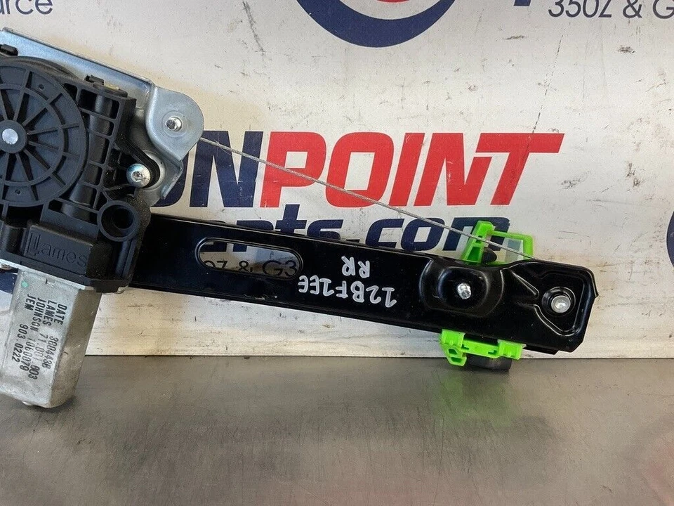 2006 宝马 330i E90 轿车乘客右后窗调节器电机原始设备制造商 12BF1EE — 第 2/4 张图片