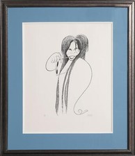 Al Hirschfeld, Whoopi Goldberg, Lithograph, signed and numbered in pencil