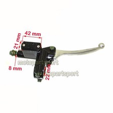 Pit Dirt Bike 8mm Banjo Front Right Hydraulic Brake Master Cylinder For ATV Quad